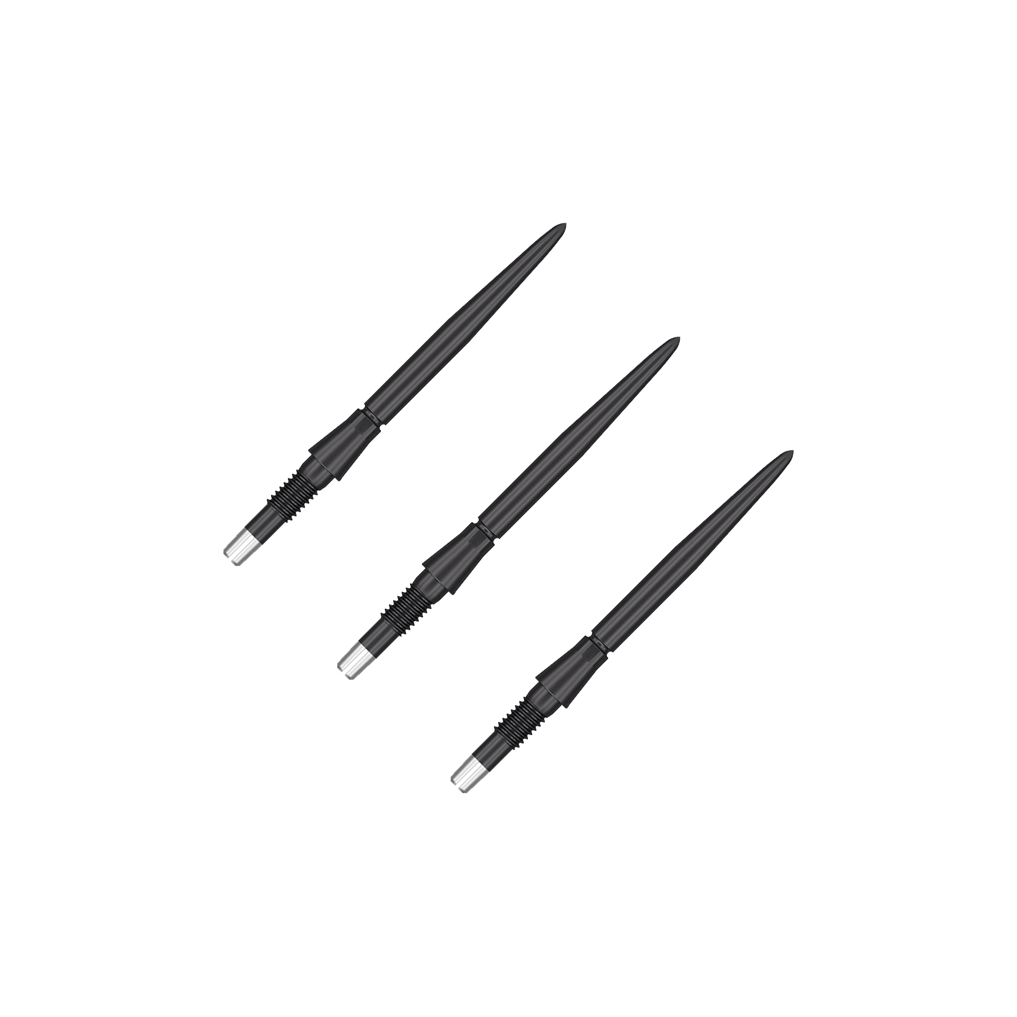 Target Storm Point Dart Spitzen - Geriffelte Steel Tip Points 30mm Schwarz