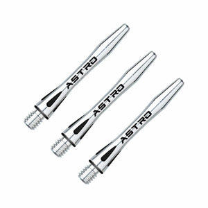 Tiges De Fléchettes WINMAU Astro Aluminium Rouge - Courtes (35 Mm), Lot De 3 - Pour Fléchettes Stabilité Aérodynamique