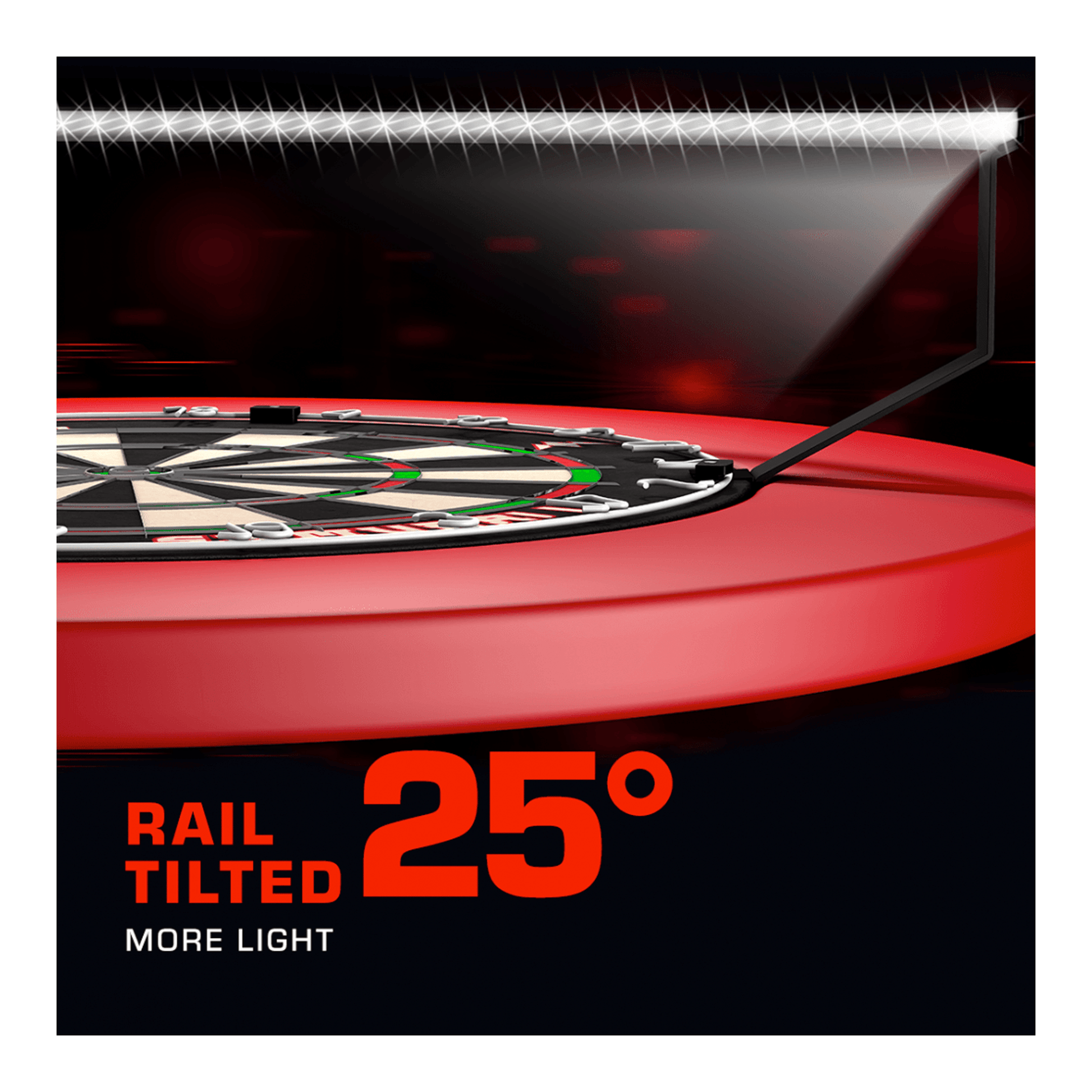 dartsonlinecomau Samurai 4 Dartboard, Surround & Torus 100 Light Bundle product