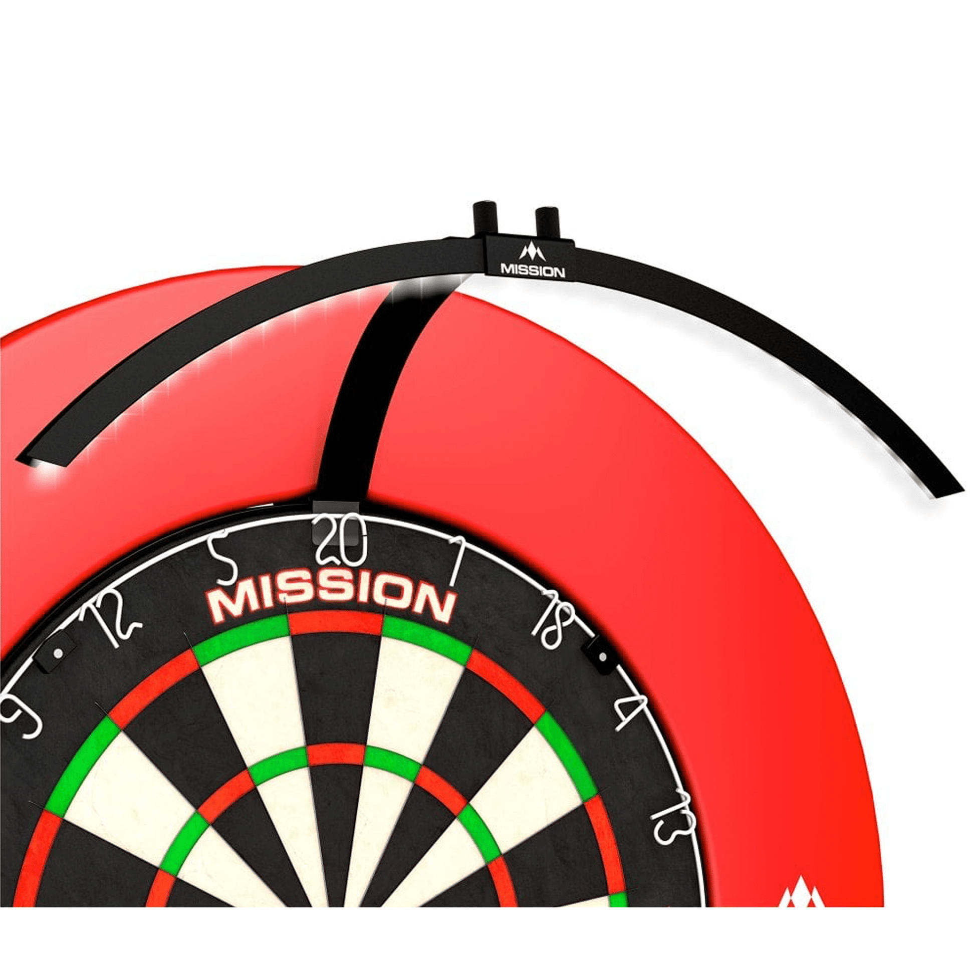 dartsonlinecomau Samurai 4 Dartboard, Surround & Torus 100 Light Bundle product