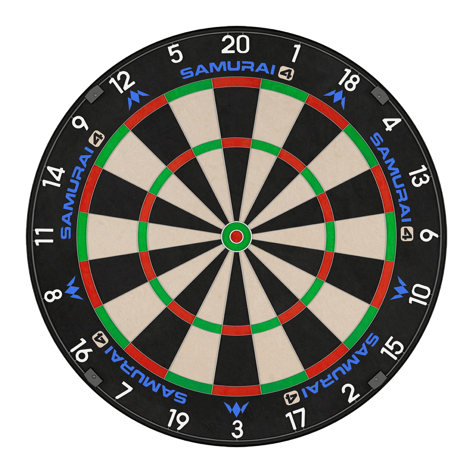 dartsonlinecomau Samurai 4 Dartboard, Surround & Torus 100 Light Bundle product