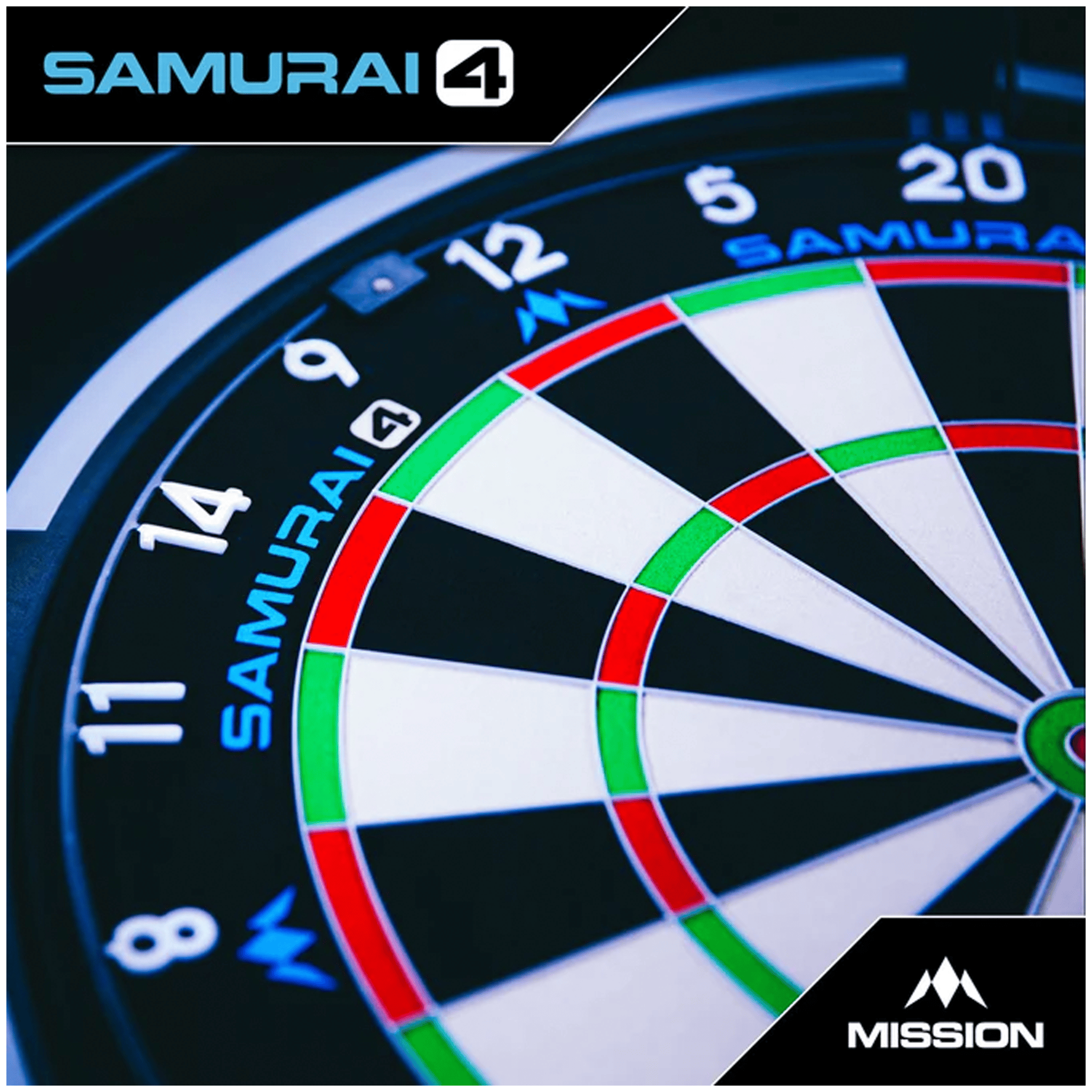 dartsonlinecomau Samurai 4 Dartboard, Surround & Torus 100 Light Bundle product