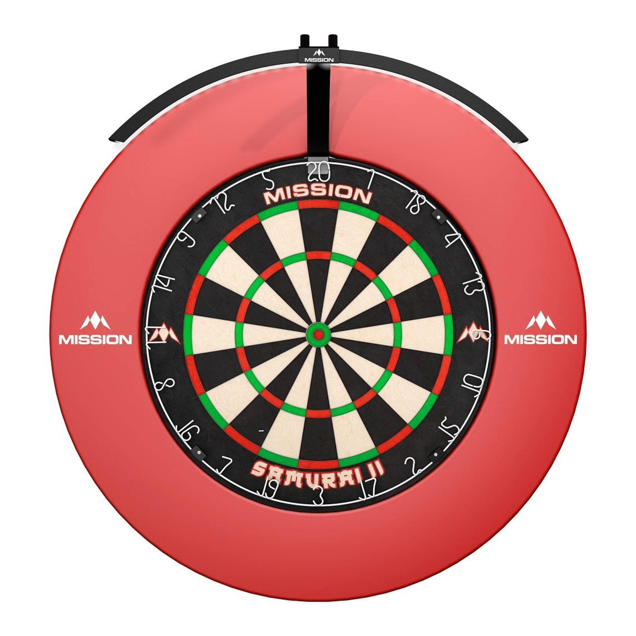 dartsonlinecomau Samurai 4 Dartboard, Surround & Torus 100 Light Bundle product