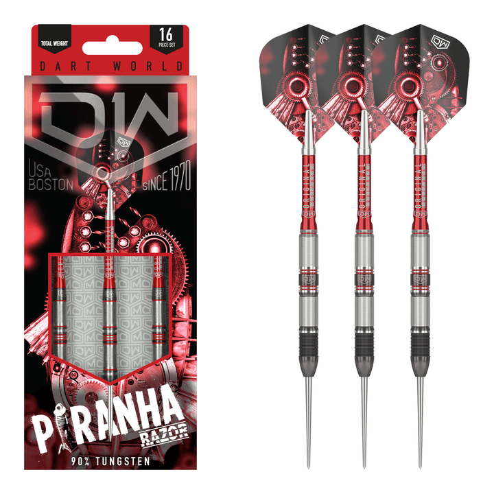 DW Piranha Razor 02 - 90% Tungsten Steel Tip Darts 23 Grams Darts