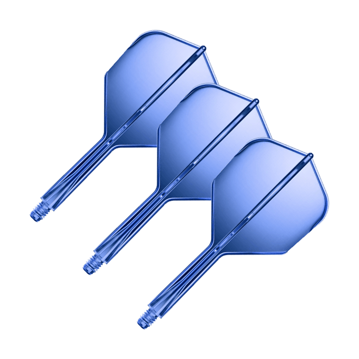 Goat A1R - All In One Flight & Shaft Standard / Intermediate (26mm) / Blue Flights & Shafts