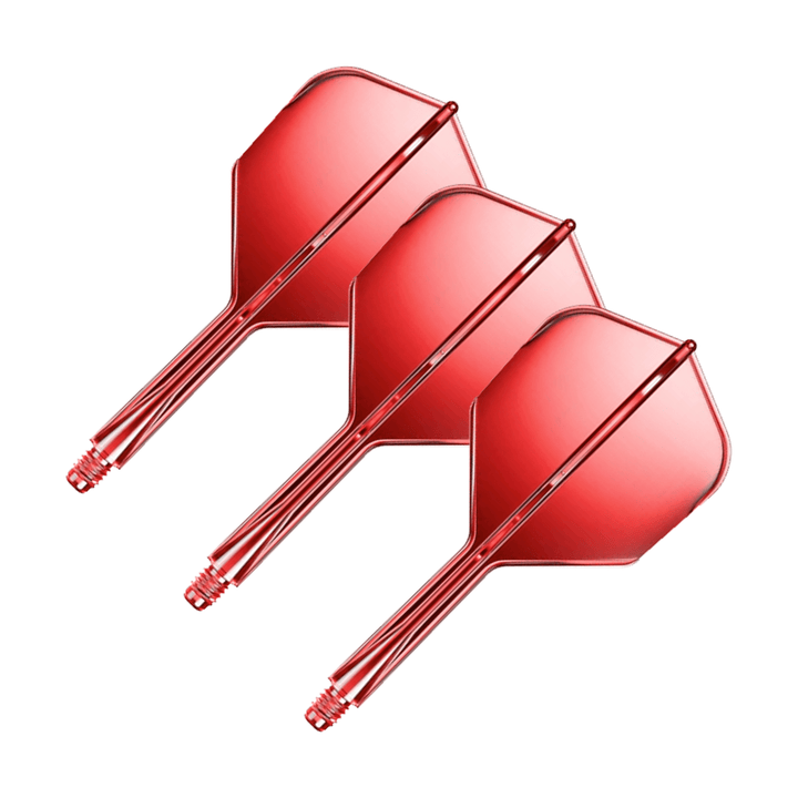 Goat A1R - All In One Flight & Shaft Standard / Intermediate (26mm) / Red Flights & Shafts