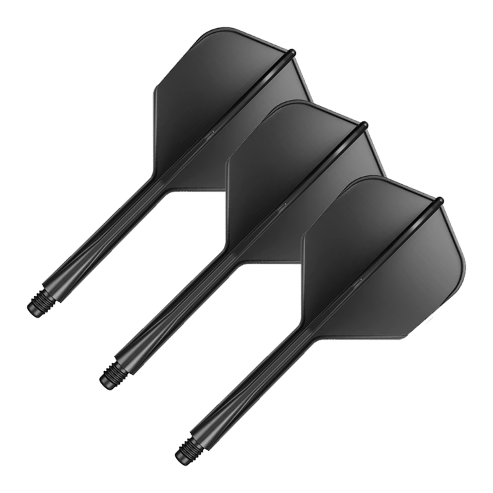 Goat A1R - All In One Flight & Shaft Standard / Medium (33mm) / Black Flights & Shafts