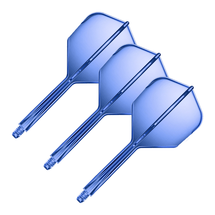 Goat A1R - All In One Flight & Shaft Standard / Medium (33mm) / Blue Flights & Shafts