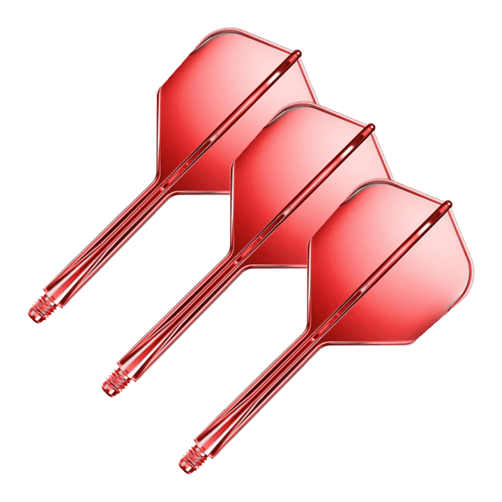 Goat A1R - All In One Flight & Shaft Standard / Medium (33mm) / Red Flights & Shafts