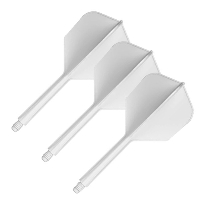 Goat A1R - All In One Flight & Shaft Standard / Medium (33mm) / White Flights & Shafts