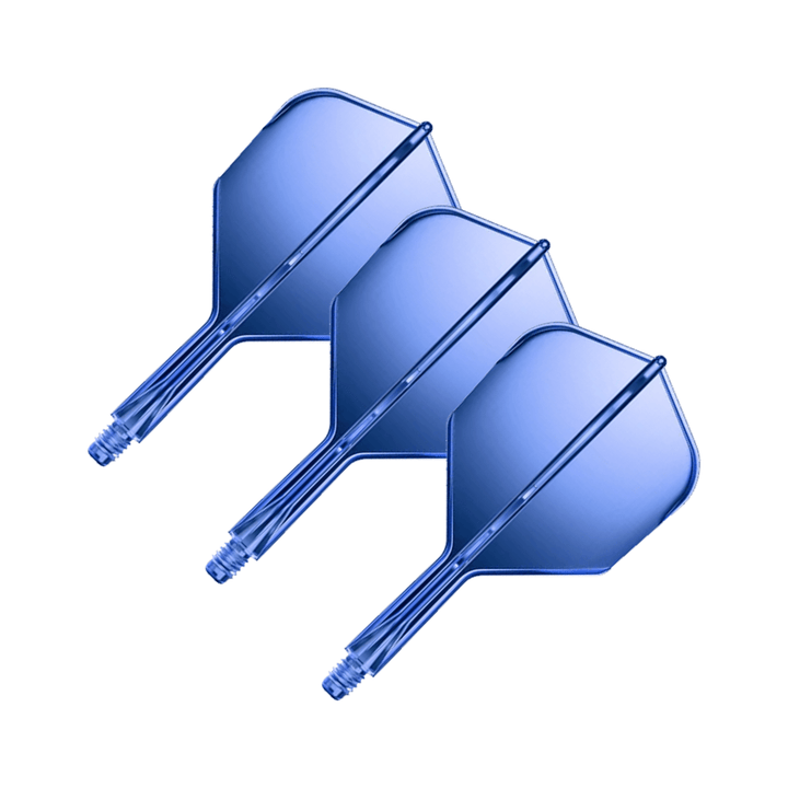 Goat A1R - All In One Flight & Shaft Standard / Short (19mm) / Blue Flights & Shafts
