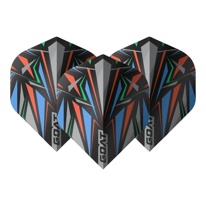 Goat Athlete - Dart Flights Standard / Black Flights & Shafts