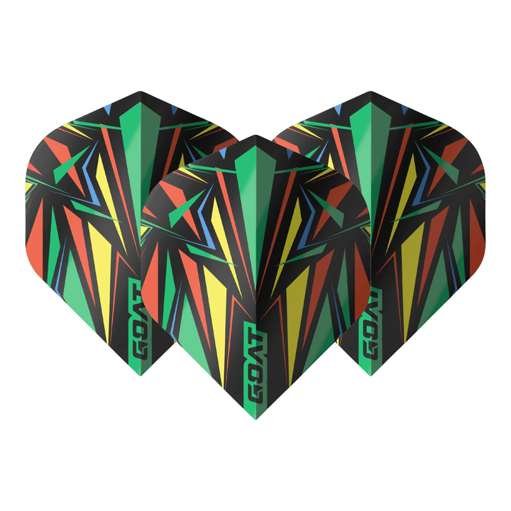 Goat Athlete - Dart Flights Standard / Green Flights & Shafts