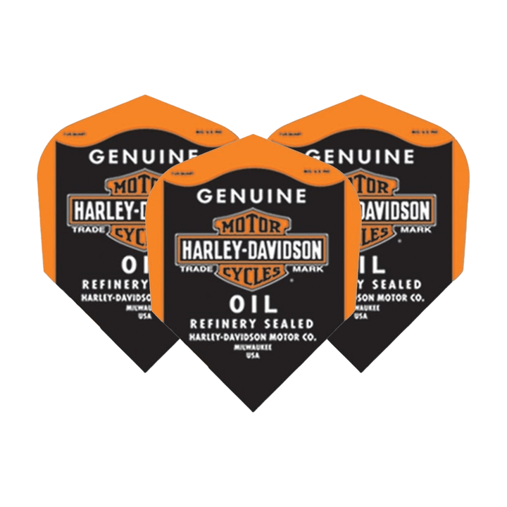 Harley-Davidson Retro - Dart Flights No. 6 / Genuine Oil Flights & Shafts