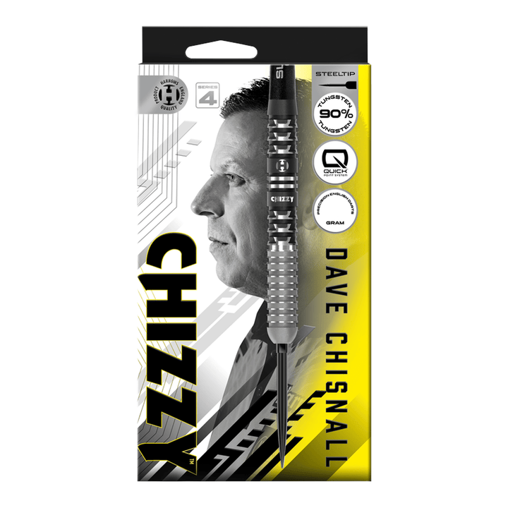 Harrows Dave Chisnall Chizzy Series 4 Quick Point - 90% Tungsten Steel Tip Darts Darts