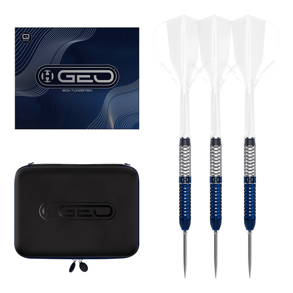 Harrows Geo 01 Parallel Quick Point - 90% Tungsten Steel Tip Darts 23 Grams Darts