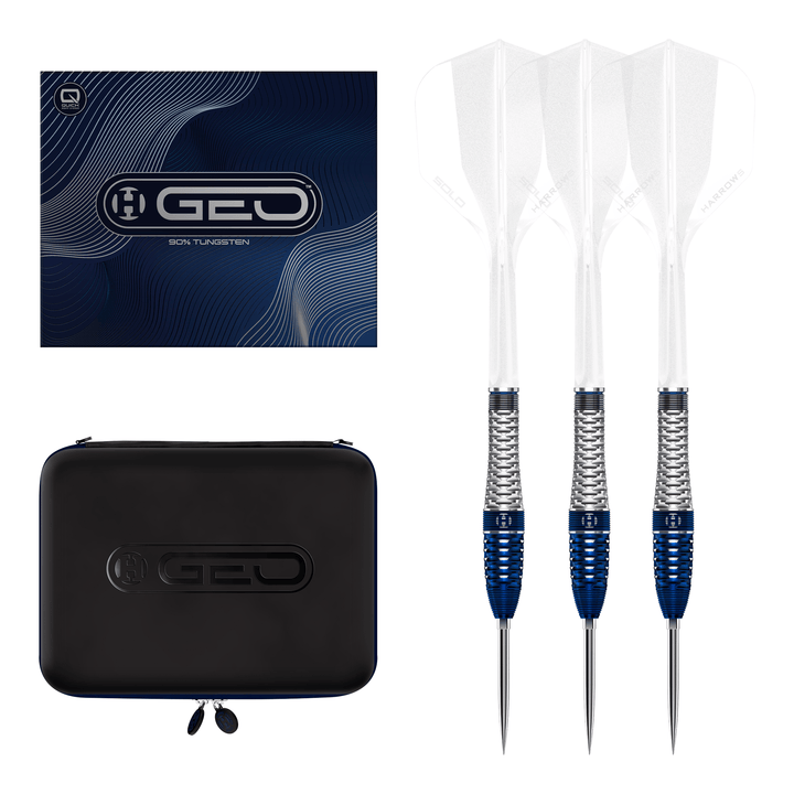 Harrows Geo 03 Bomb Quick Point - 90% Tungsten Steel Tip Darts 23 Grams Darts
