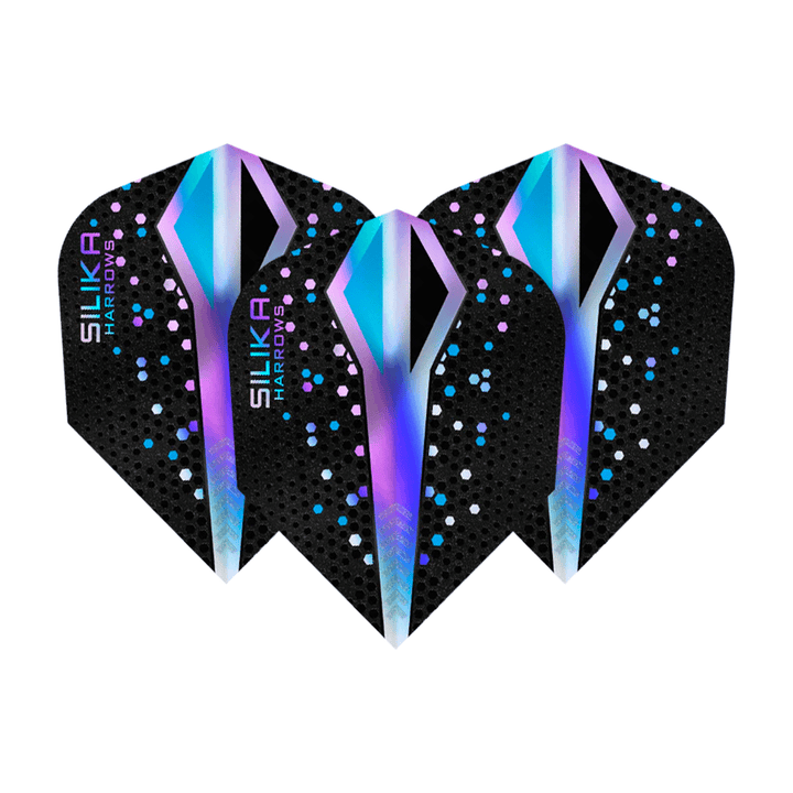 Harrows Silika Colourshift - Dart Flights No. 6 / Purple Flights