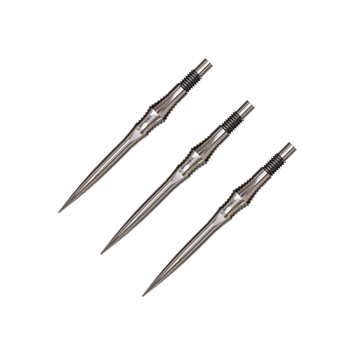 Harrows Spire Elite Series - Quick Point Dart Points 30mm / Silver Dart Points