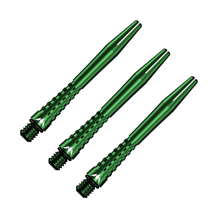 Mission Atom13 - Aluminium Dart Shafts Inbetween (41mm) / Green Shafts