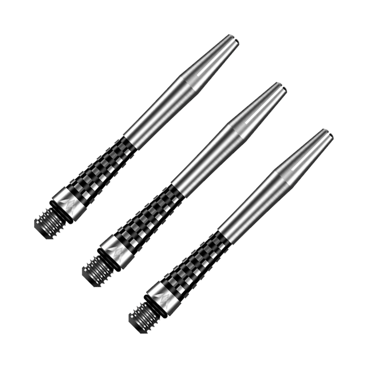 Mission Atom13 - Aluminium Dart Shafts Inbetween (41mm) / Natural Black Shafts