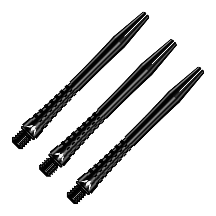 Mission Atom13 - Aluminium Dart Shafts Medium (47mm) / Black Shafts