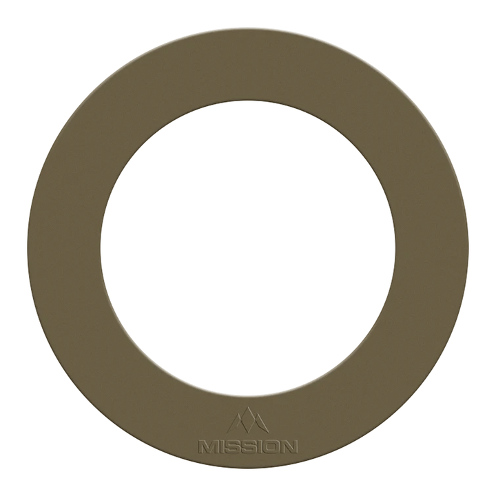 Mission Embossed Logo Heavy Duty Dartboard Surround Gold Boards