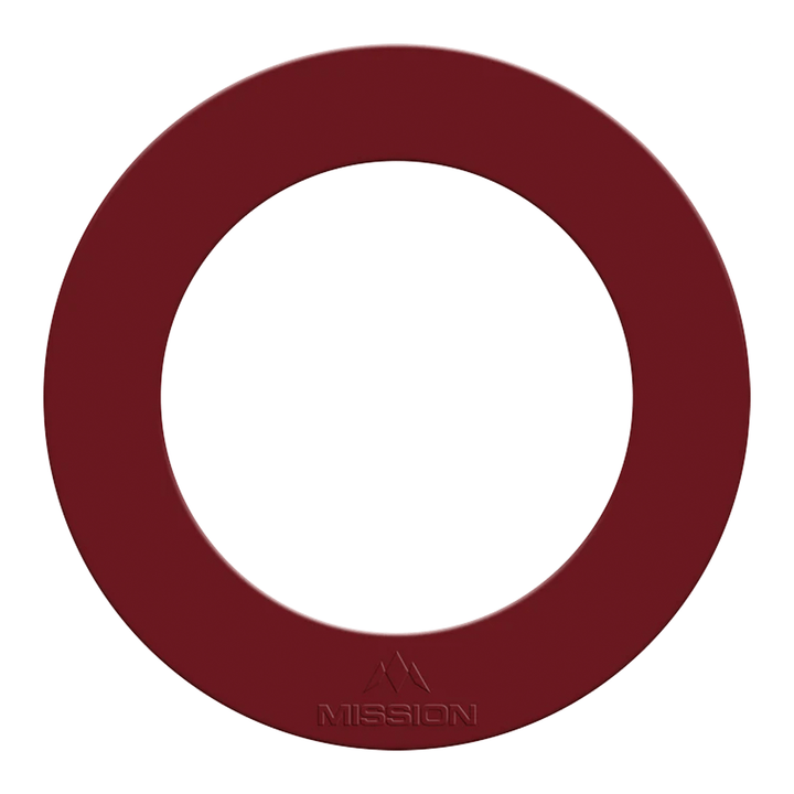 Mission Embossed Logo Heavy Duty Dartboard Surround Red Boards