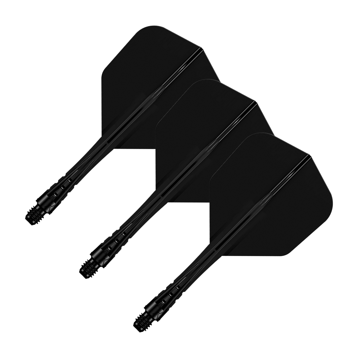 Mission Force 90 Vortex - All In One Flight & Shaft No. 6 / Intermediate / Black All In One Dart Flights