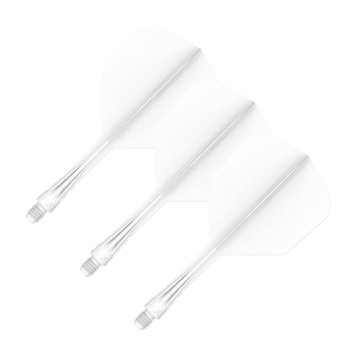 Mission Force 90 Vortex - All In One Flight & Shaft No. 6 / Intermediate / White All In One Dart Flights