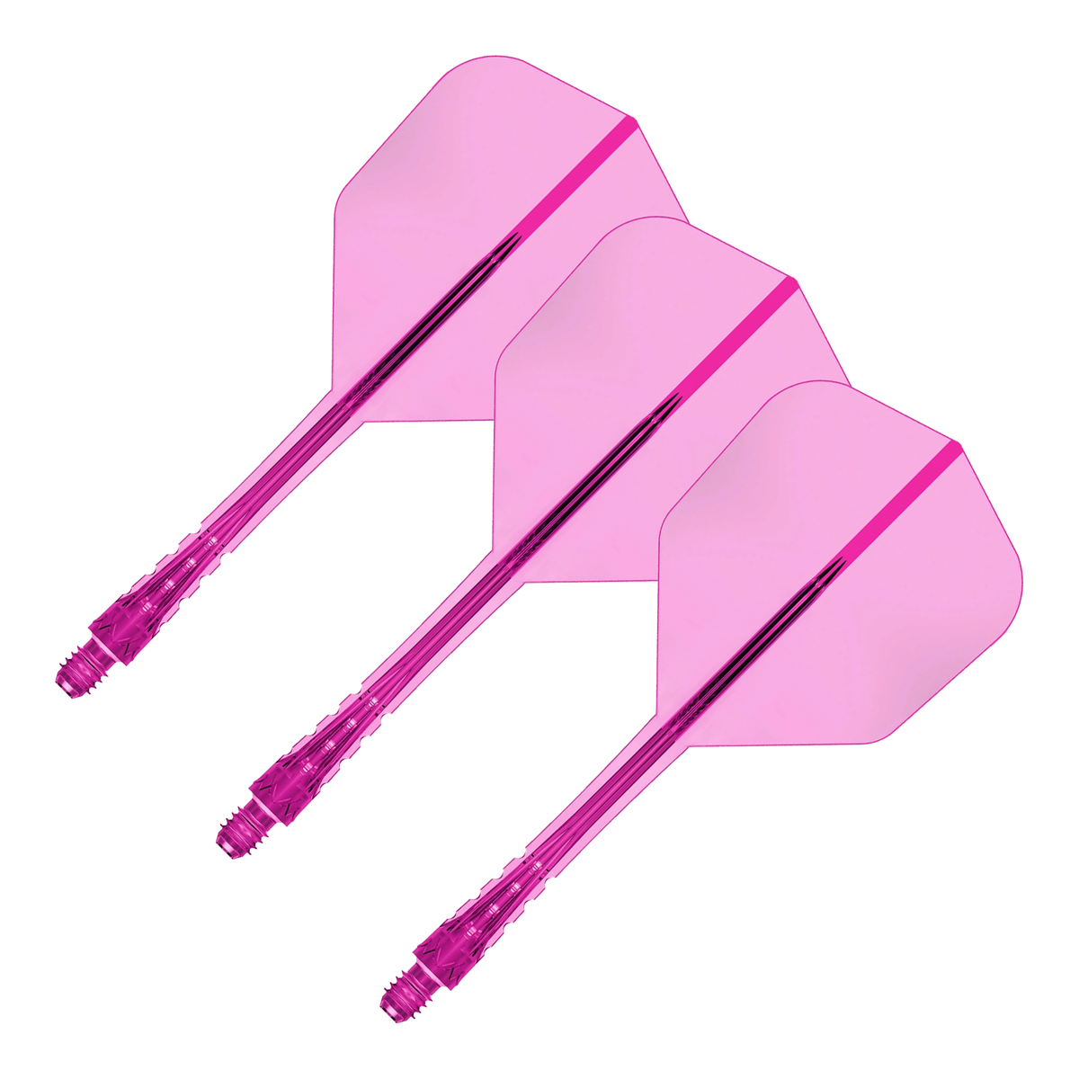 Mission Force 90 Vortex - All In One Flight & Shaft No. 6 / Medium / Pink All In One Dart Flights