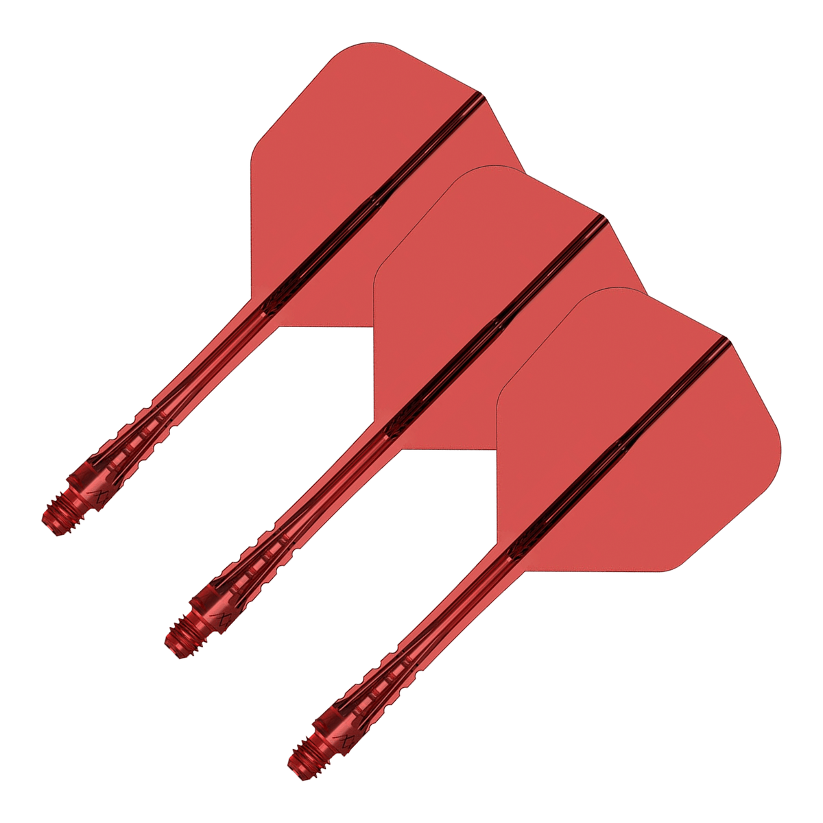 Mission Force 90 Vortex - All In One Flight & Shaft No. 6 / Medium / Red All In One Dart Flights