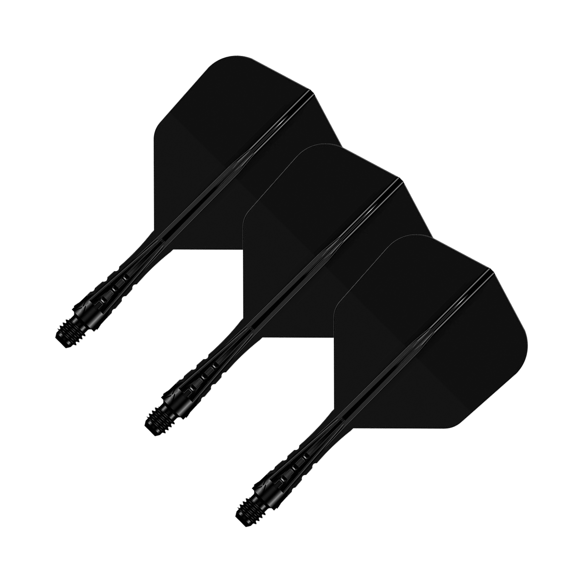 Mission Force 90 Vortex - All In One Flight & Shaft No. 6 / Short / Black All In One Dart Flights
