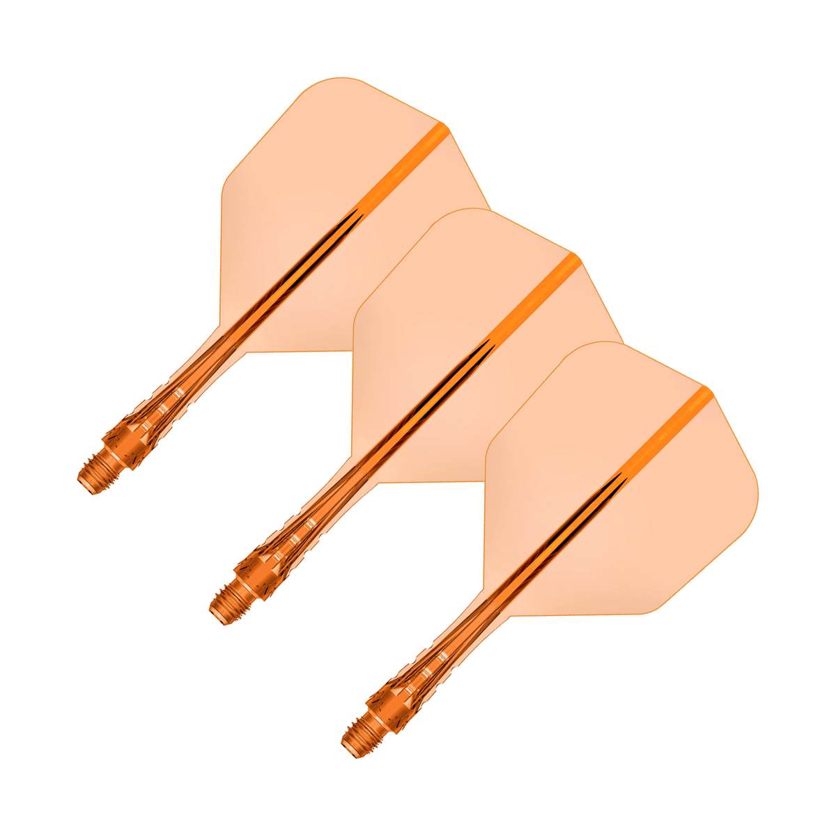 Mission Force 90 Vortex - All In One Flight & Shaft No. 6 / Short / Orange All In One Dart Flights