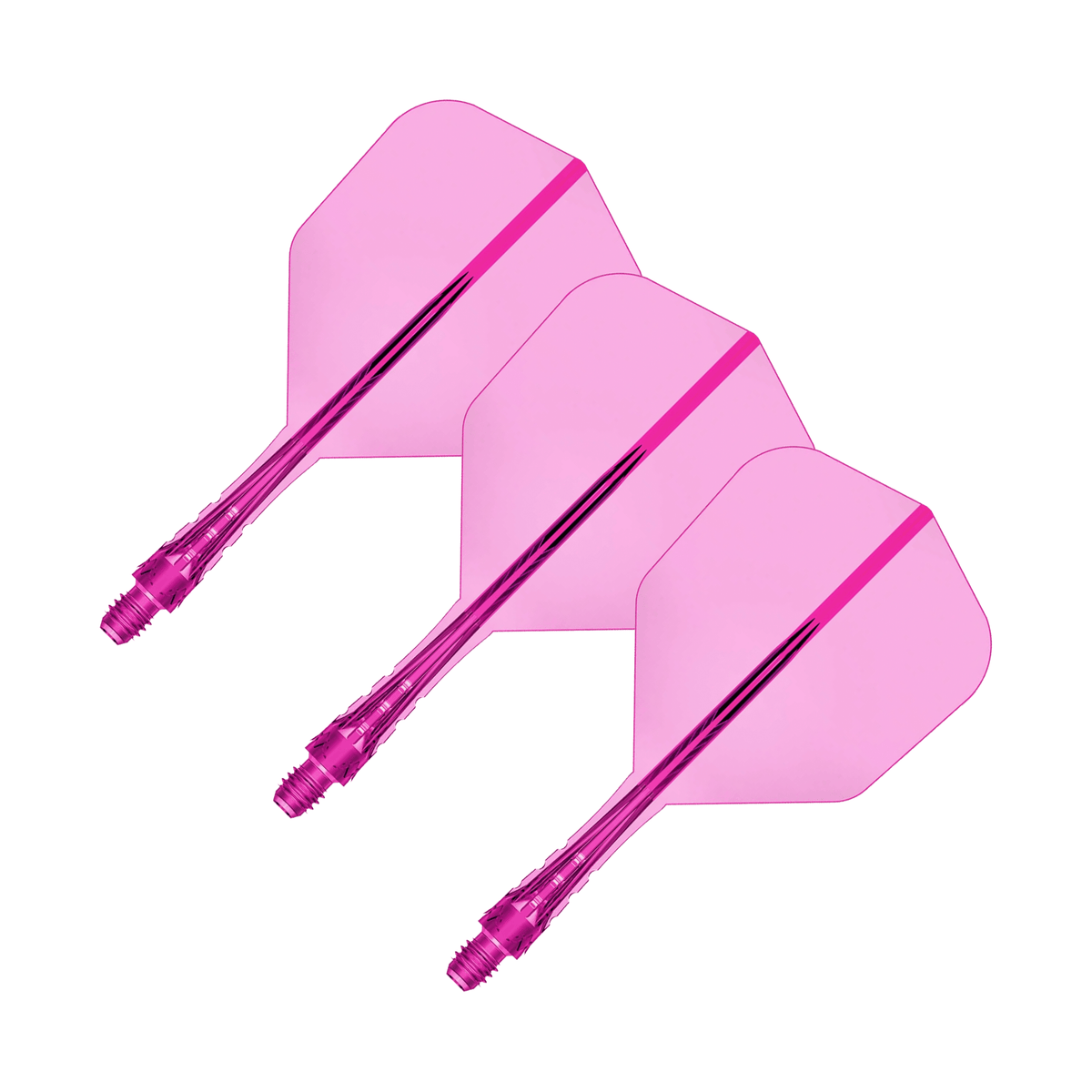 Mission Force 90 Vortex - All In One Flight & Shaft No. 6 / Short / Pink All In One Dart Flights