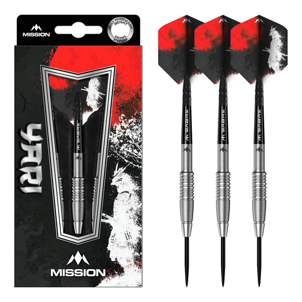 Mission Yari - 90% Tungsten Steel Tip Darts 22 Grams Darts