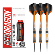 Red Dragon Amberjack 7 - 90% Tungsten Steel Tip Darts 26 Grams Darts
