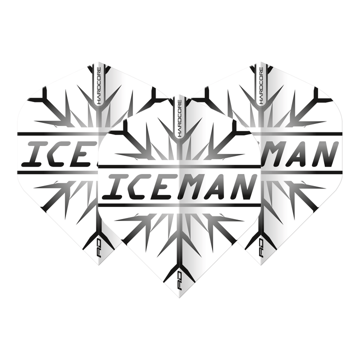 Red Dragon Gerwyn Price Snowflake - Hardcore Dart Flights Standard / Grey Flights