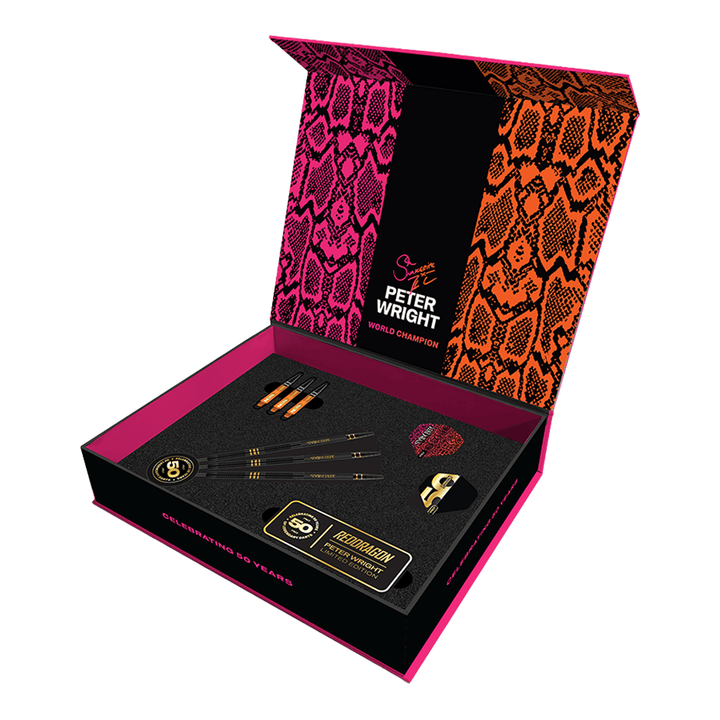 Red Dragon Peter Wright 50 Year Player Limited Edition - 90% Tungsten Steel Tip Darts 21 Grams Darts