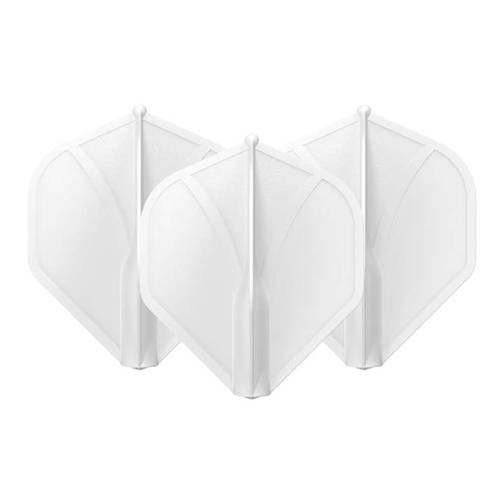 Shot Airfoil - Moulded Dart Flights Standard / Clear Flights & Shafts