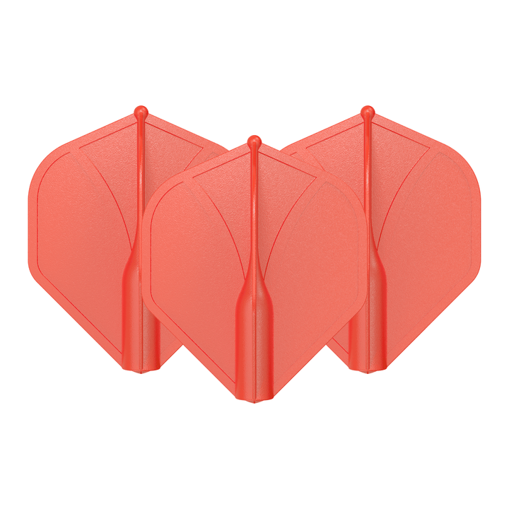 Shot Airfoil - Moulded Dart Flights Standard / Red Flights & Shafts