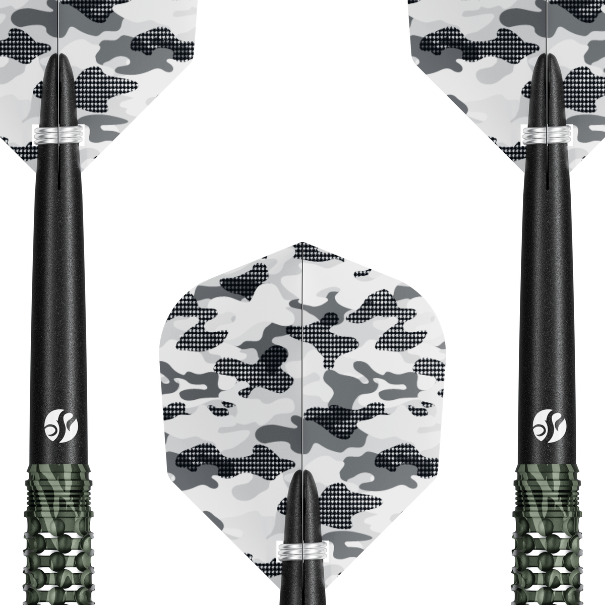 Shot Camo Ghillie Turbo Point - 90% Tungsten Steel Tip Darts Darts