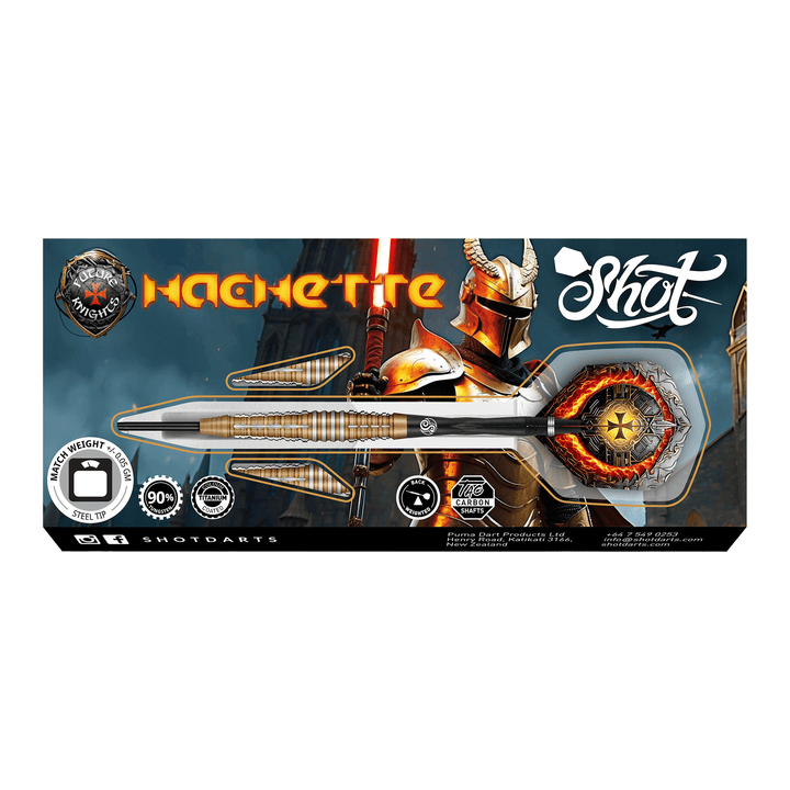 Shot Future Knights Hachette - 90% Tungsten Steel Tip Darts Darts