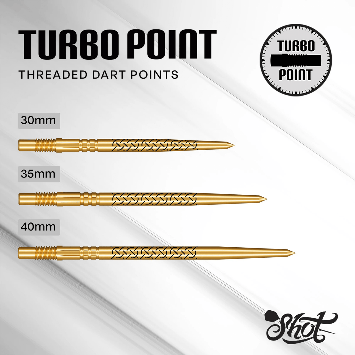 Shot Kapene Gold Ti  - Turbo Dart Points Dart Points