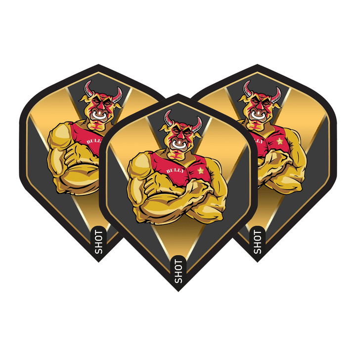 Shot Michael Smith Bully Boy - Dart Flights No. 2 / Gold Flights