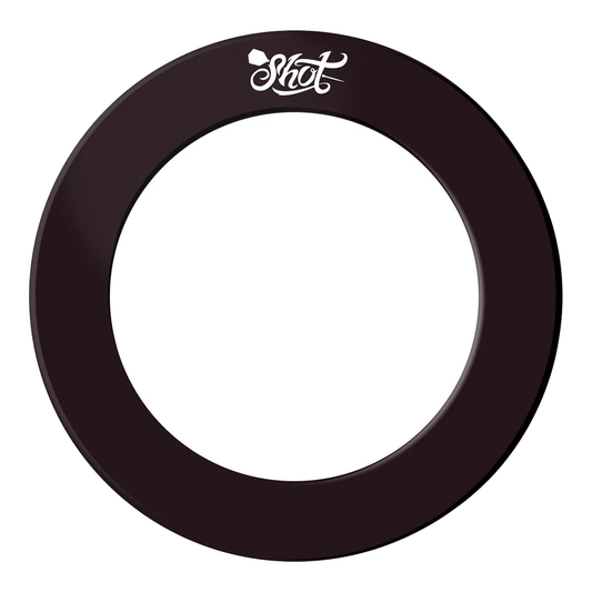 Shot One Piece Dartboard Surround Black Boards