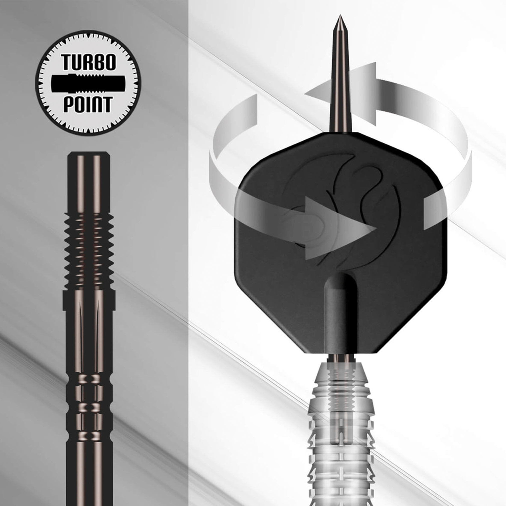Shot Plain - Turbo Dart Points Dart Points