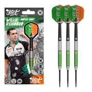 Shot Willie O'Connor Pro Series Turbo Point - 90% Tungsten Steel Tip Darts 23 Grams Darts