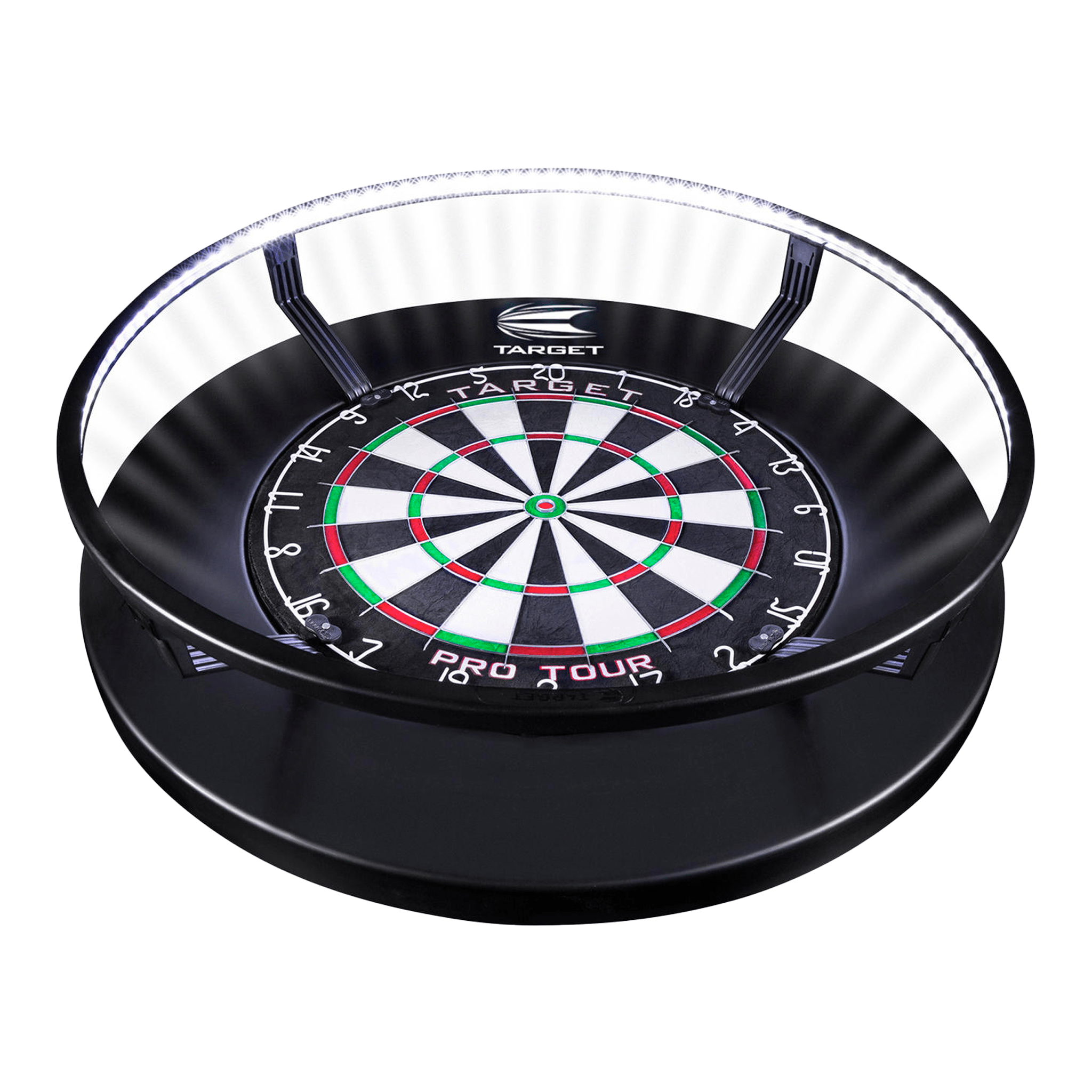 Blade X Dartboard, Surround & Corona Light Bundle