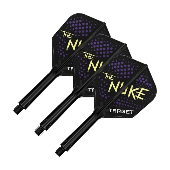 Target Luke Littler K-Flex - All In One Flight & Shaft Standard / Intermediate (26mm) / Purple Flights & Shafts